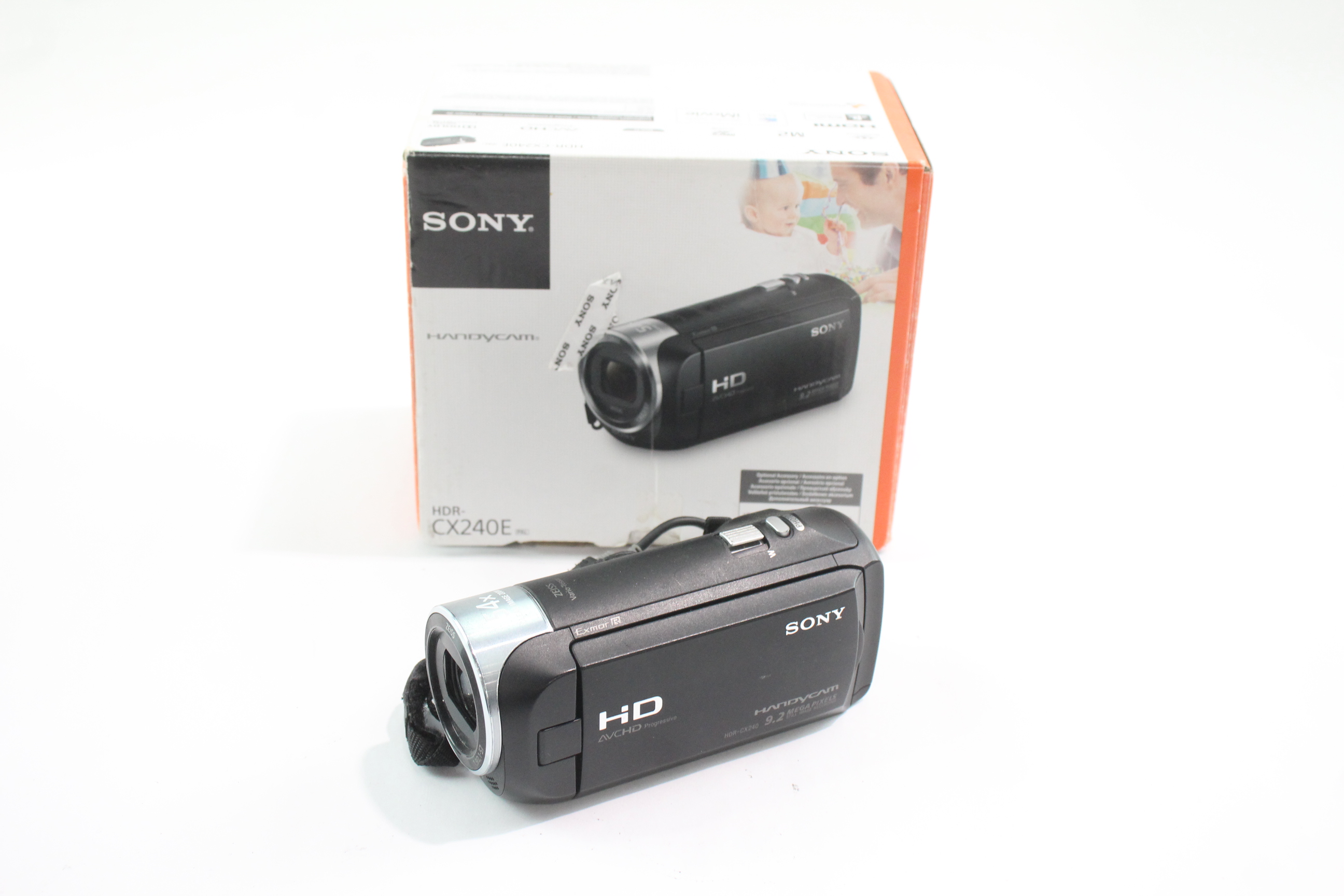 Sony HDR-CX240E HD Handycam Digital Video Camera Working w/ 54x